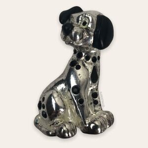 Vintage Disney 101 Dalmatians Jewel Dog Pin Brooch Possibly Sterling Silver